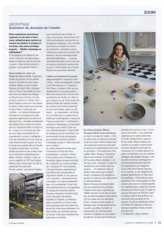 manon clouzeau press