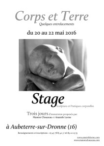 Terre et corps - printemps 2016 (recto)
