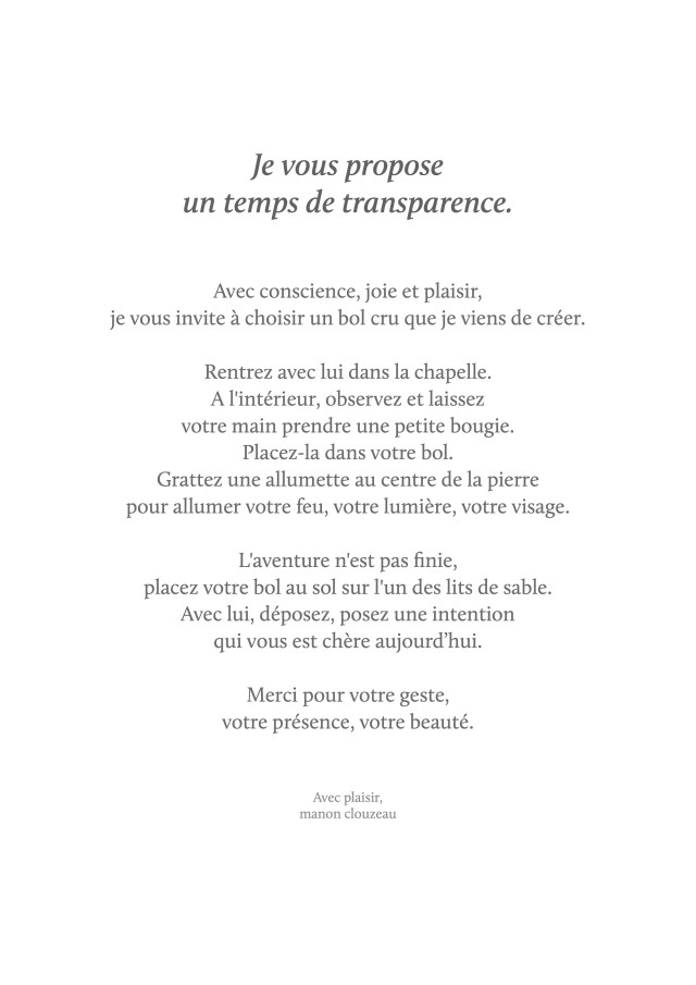 texte les jours de lumière